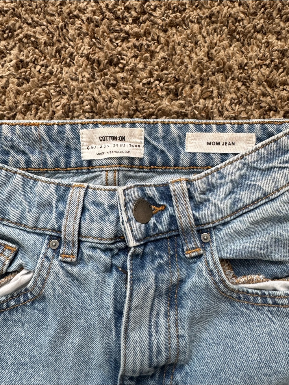 Cotton On Light Blue mom Jeans - Picture 3 of 3